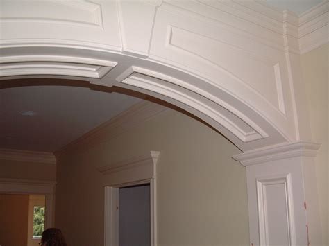 An Arched Opening That Has Been Highly Detailed With A True Raised