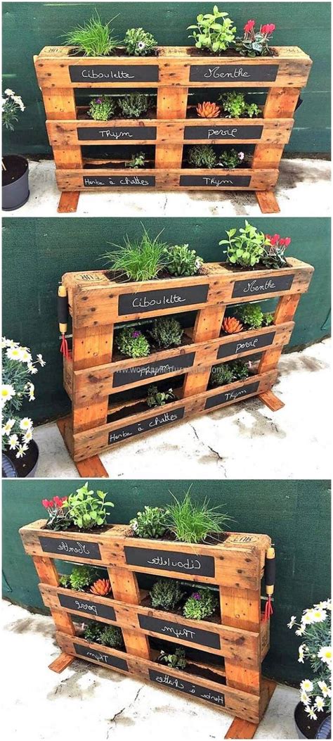 60 Diy Wood Pallet Upcycling Projects Pallets Garden Pallet Garden