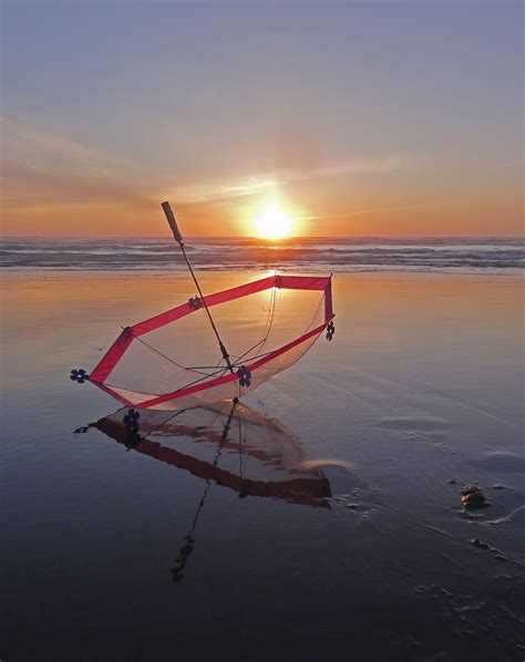 Sunset At Rockaway Beach In Oregon And A Cute Umbrellatwo Of My