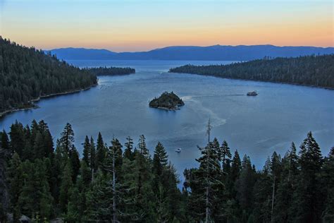 Emerald Bay Sunset Photo Credit Randy Wehner Lake Tahoe P Flickr