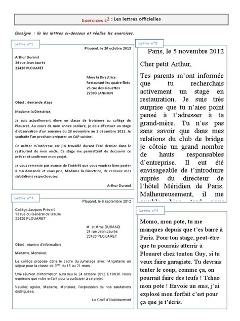 2 La Lettre Officielle Pdf