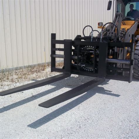 Hydraulic Adjustable Fork Attachments For Wheel Loaders At Sas Forks