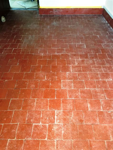 I decided to do a checkerboard pattern on my floor. Removing Carpet Glue from Quarry Tiles in Banbury - Tile ...