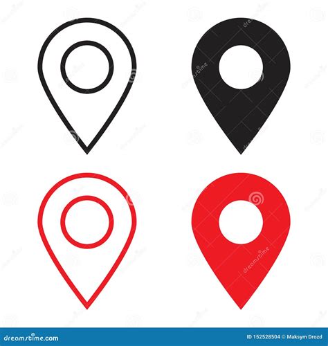 Red And Black Maps Pin Location Map Icon Location Pin Pin Icon