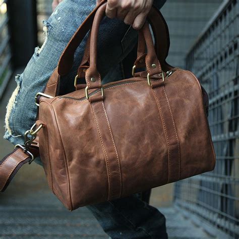 Free shipping on men's designer bags, wallets and cases at nordstrom.com. Leather Mens Small Weekender Bags Travel Bag Shoulder Bags ...