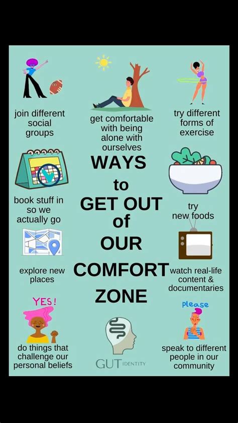 Ways To Get Out Of Our Comfort Zone Self Help Skills New Beginning