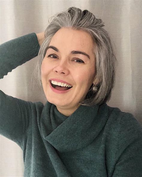 Women Rocking Their Natural Grey Hair Will Be A Trend