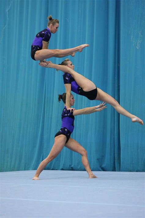 Love This Trio Skill Acrobatic Gymnastics Gymnastics Stunts Gymnastics Tricks