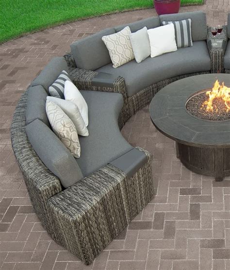 Outdoor Curved Sofa Sectional Baci Living Room
