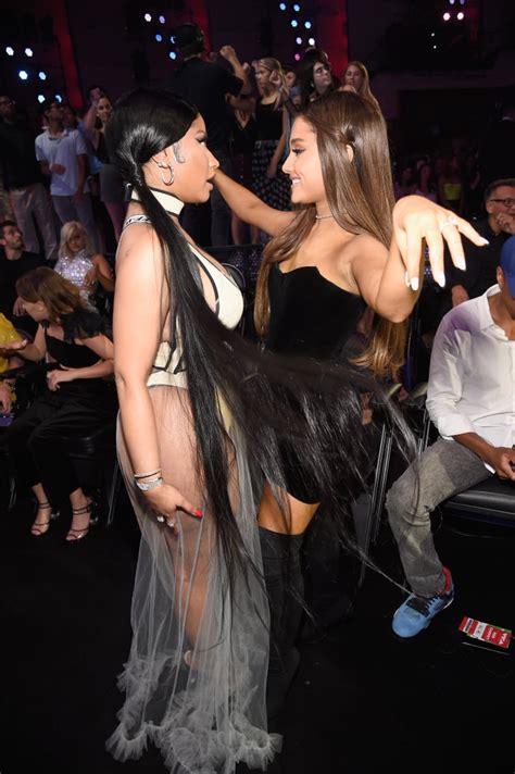 Ariana Grande And Nicki Minaj At The 2018 MTV VMAs POPSUGAR Celebrity