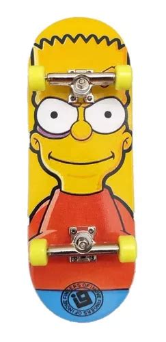 Fingerboard Profissional Skate De Dedo Inove Bart Simpson