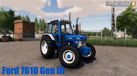 Ford 7610 Gen Iii Tractor V10 For Fs19 Mattxjs Farmermads