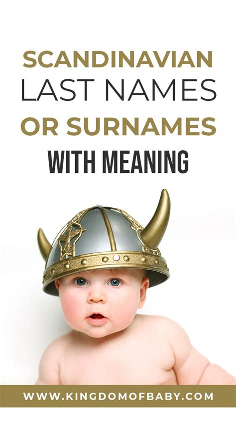 Last Names For Characters Scandinavian Names Viking Names Danish