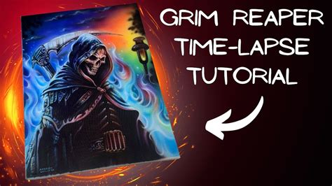 Airbrushing A Grim Reaper Youtube