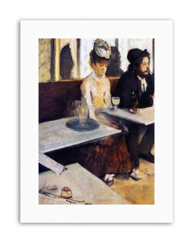 Edgar Degas The Absinthe Drinker 1876 Poster Painting Old Master Canvas