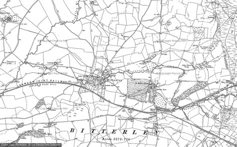Old Maps Of Bedlam Shropshire Francis Frith