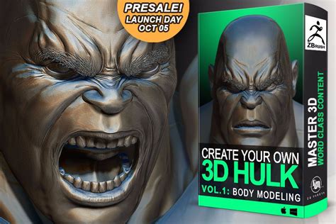 Create Your Own 3d Hulk Vol1 Full Character Modeling Cg Makers