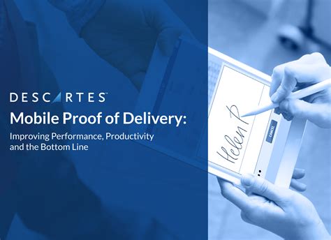 Ebook Mobile Proof Of Delivery Descartes Routing Uk