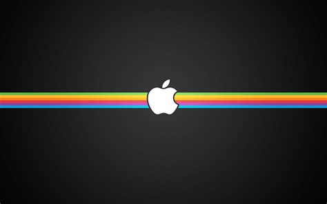 Minimalism Apple Inc Rainbows Wallpapers Hd Desktop And Mobile