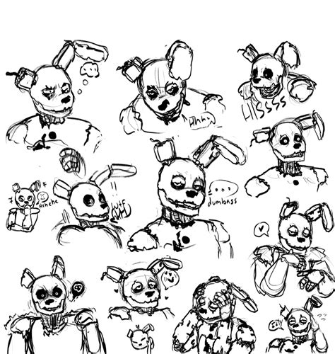 26 Best Ideas For Coloring Fnaf Coloring Pages Springtrap