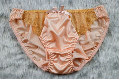 pantyfetish on twitter vintage japanese nylon shiny slippery pretty sweet peach bikini panty