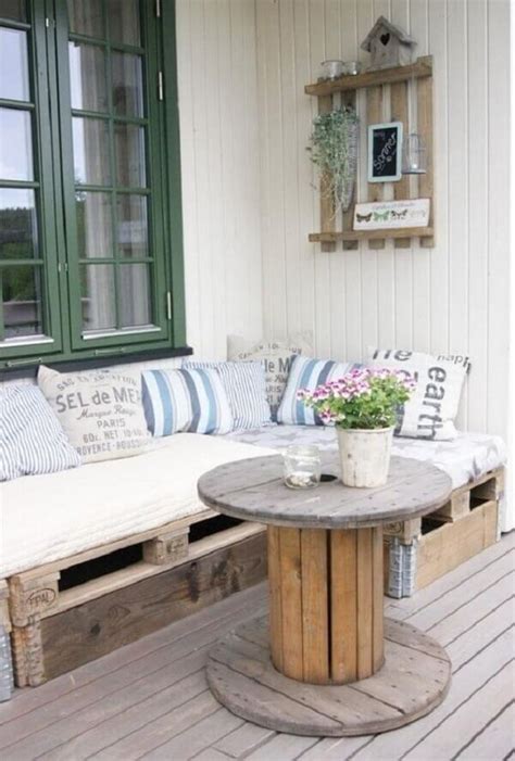 Diy Cable Spool Table Ideas For Balcony Decoration