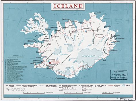 Large Detailed Administrative Map Of Iceland Iceland Large Detailed