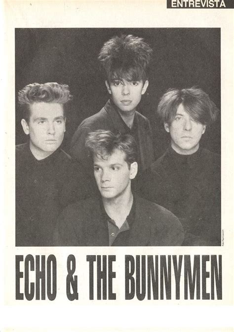 Echo And The Bunnymen Poster 80s Michael Wright Flickr