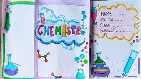 Chemistry Border Design For Science Project Front Page Decoration