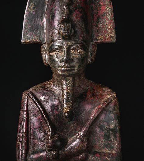 Archaicwonder Egyptian Bronze Statue Of Osiris Late Period 26th