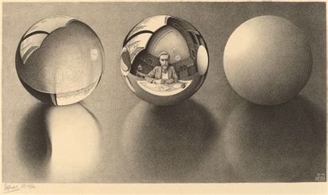 Mc Escher 1946 Reflection In Sphere Dutch 1898 1972 Mc