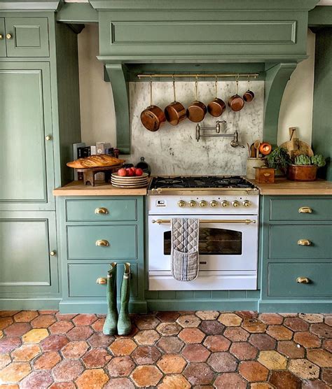 Farrow And Ball Smoke Green Painted Kitchen Cabinets 2020 Interiors