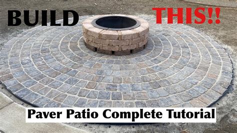 Outdoor Backyard Diy Paver Patio Smokeless Fire Pit Basalite Paver