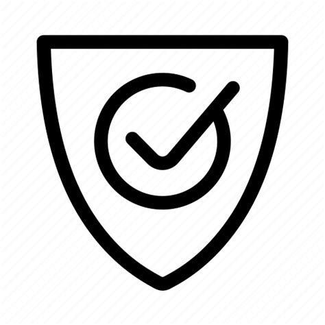 Protection Secure Verification Verified Icon Download On Iconfinder