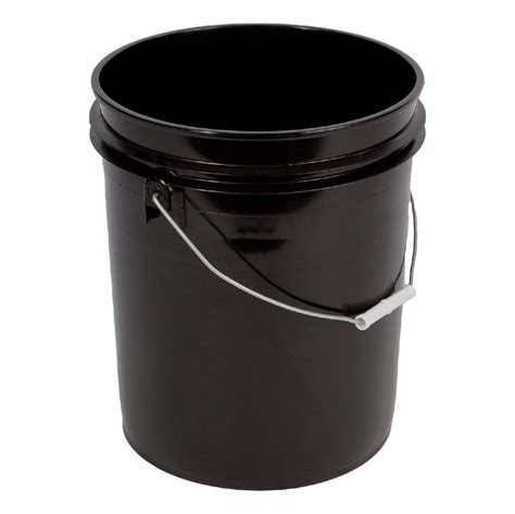 New Black Plastic 5 Gallons Bucket Non Food Grade San Diego Drums
