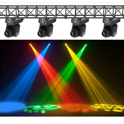 Lixada 50w 9 11 Channel High Bright Gobo Pattern Mini Moving Head