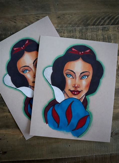 Disneys Snow White Original Art Print Etsy