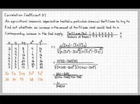 We are looking at three different sets of. Correlation Coefficient - YouTube