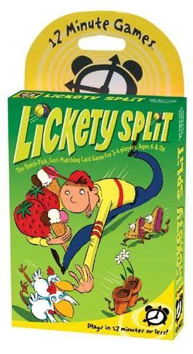 The game is played until all of someone's cards are gone. Lickety Split Board Game | BoardGames.com | Your source for everything to do with Board Games