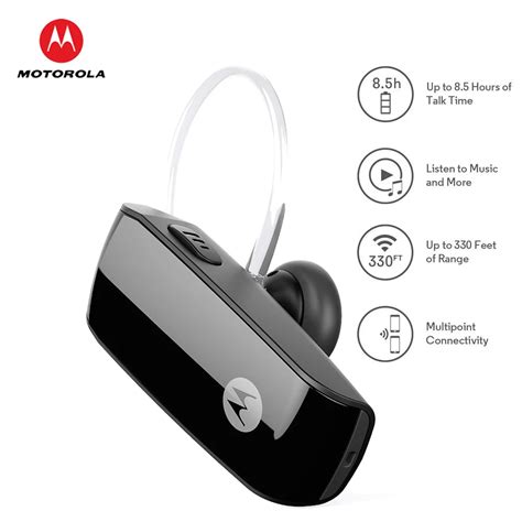 Motorola Hk255 Bluetooth Earphone Wireless Headsets Light Universal