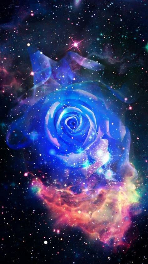 Beautiful Merge Of The Galaxy To Rose Combo Space ~ In 2019 Nebula
