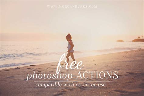 This is my first photoshop style pack to share; Free Photoshop Actions for Photographers - Morgan Burks