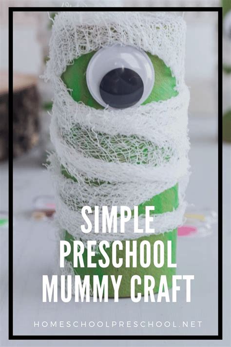 Halloween Crafts Are Great And This Preschool Mummy Craft Is No