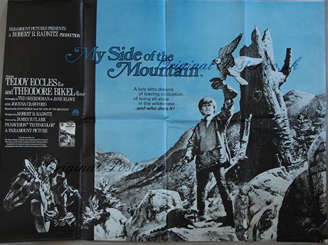 A boy named sam gribley runs away from his home in new york to live in the catskill mountains. My Side of the Mountain, Original Vintage Film Poster ...