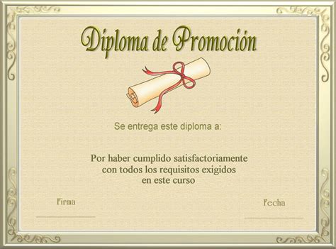 Diplomas Para Imprimir Y Editar Ufreeonline Template