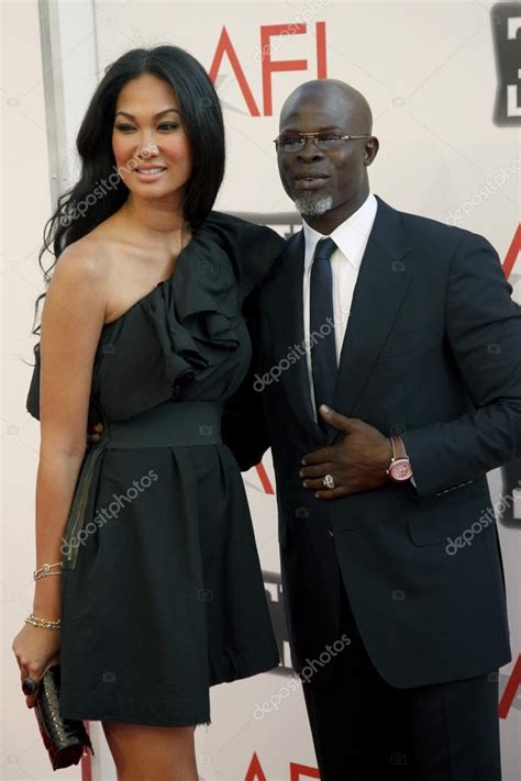 Kimora Lee Simmons Husband Djimon Hounsou Stock
