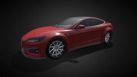 Tesla Model P100d Download Free 3d Model By Ameer Studio Uchiha