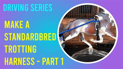 How To Make A Model Horse Harness For Harness Racing The Saddle Part