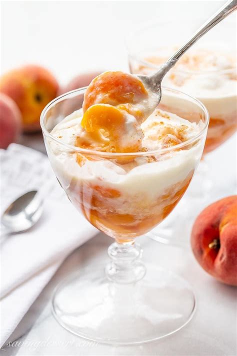 Peaches And Cream Peaches And Cream Recipe Peach Desserts Fruit Cream