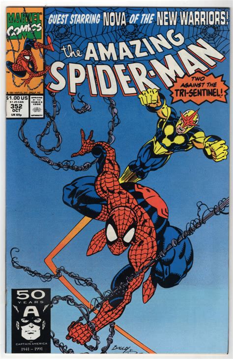 The Amazing Spider Man 352 David Michelinie Mark Bagley First Edition